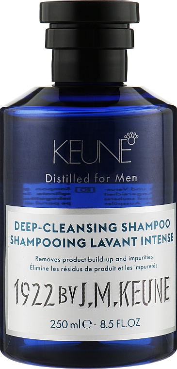 Шампунь для чоловіків "Глибоко очищувальний" - Keune 1922 Deep-Cleansing Shampoo — фото N1