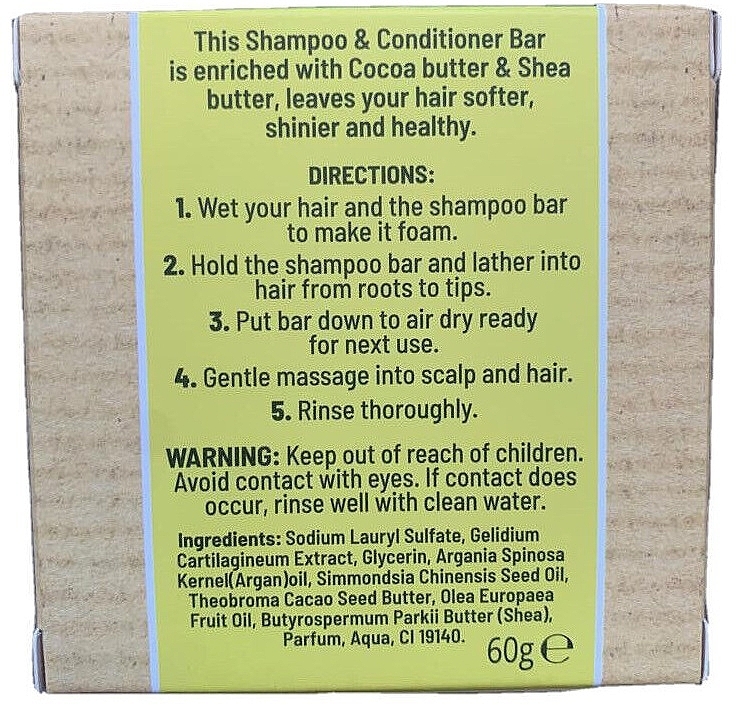 Твердий шампунь-кондиціонер - Xpel Marketing Ltd Banana Shampoo & Conditioner Bar — фото N2