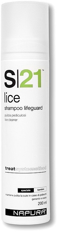 Захисний шампунь проти вошей - Napura S21 Lifeguard Shampoo Lice — фото N1