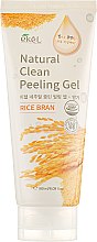 Пілінг-гель для обличчя "Рисові висівки" - Ekel Rice Bran Natural Clean Peeling Gel — фото N5