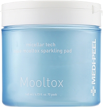 Парфумерія, косметика Пілінг-педи для зволоження і очищення шкіри обличчя - Medi Peel Aqua Mooltox Sparkling Pad