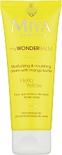 Парфумерія, косметика Зволожувальний і живильний крем з олією манго для обличчя - Miya Cosmetics My Wonder Balm Hello Yellow Face Cream
