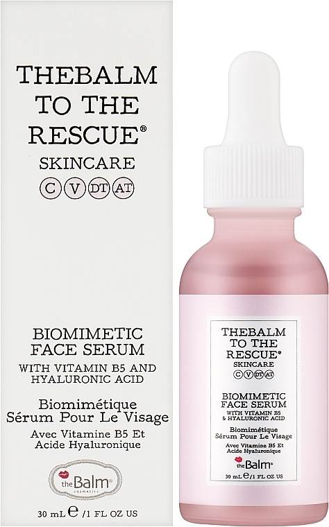 Біоміметична сироватка для обличчя - theBalm To The Rescue Biomimetic Face Serum — фото N2
