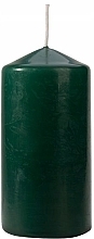 Духи, Парфюмерия, косметика Свеча цилиндрическая 60x120 мм, зеленая - Bispol