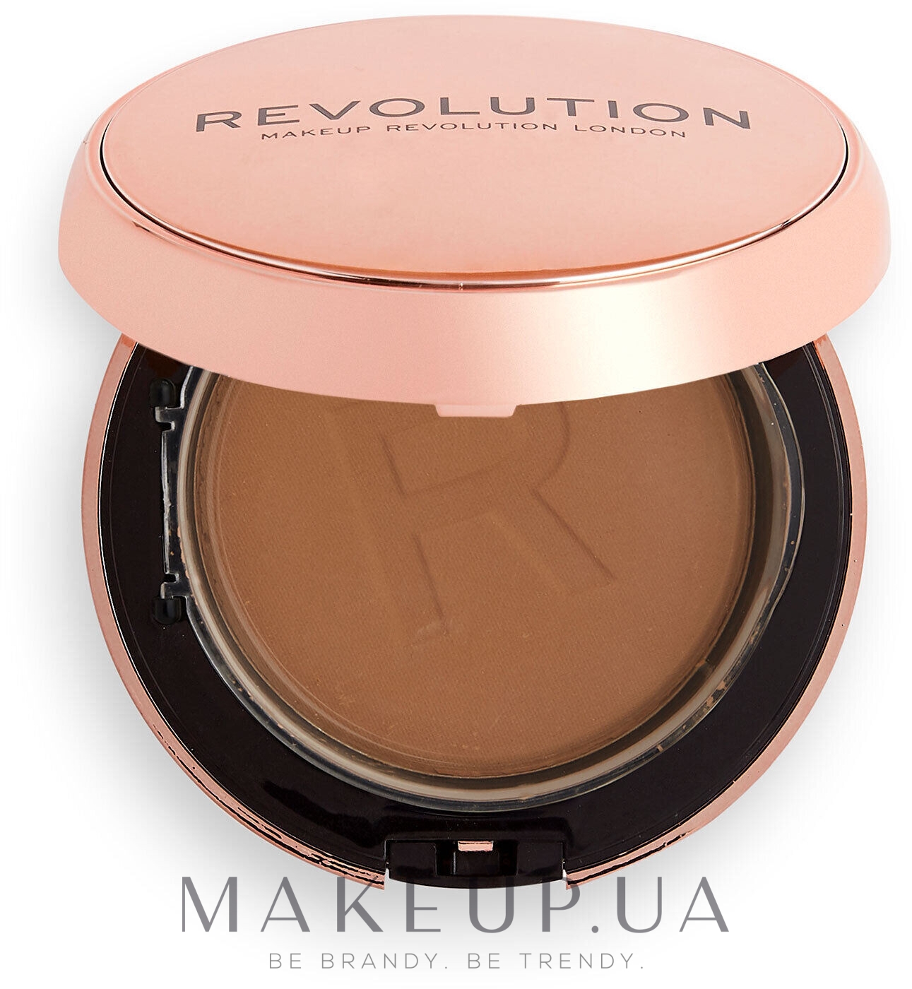 Пудра для обличчя - Makeup Revolution Conceal & Define Satin Matte Powder Foundation — фото P9.2