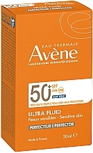 Сонцезахисний флюїд - Avene Eau Thermale Ultra Fluid Perfector SPF50+ — фото N2