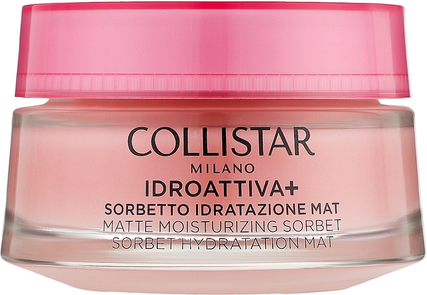 Матирующий крем-сорбет для комбинированной и жирной кожи - Collistar Idroattiva+ Matte Moisturising Sorbet — фото N1