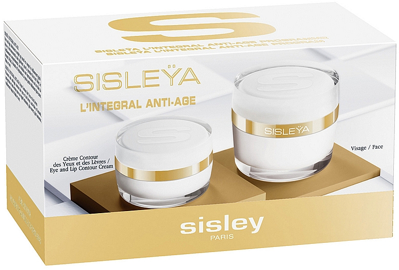 Набір - Sisley L'Integral Anti-Age Face-Eye Set (f/cr/50ml + lip/eye/cr/15ml) — фото N1
