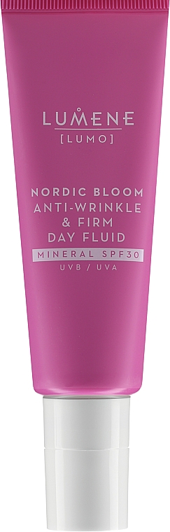 Зміцнювальний денний флюїд для обличчя проти зморщок з мінеральним фільтром - Lumene Lumo Nordic Bloom Anti-Wrinkle & Firm Day Fluid Mineral SPF30 — фото N3