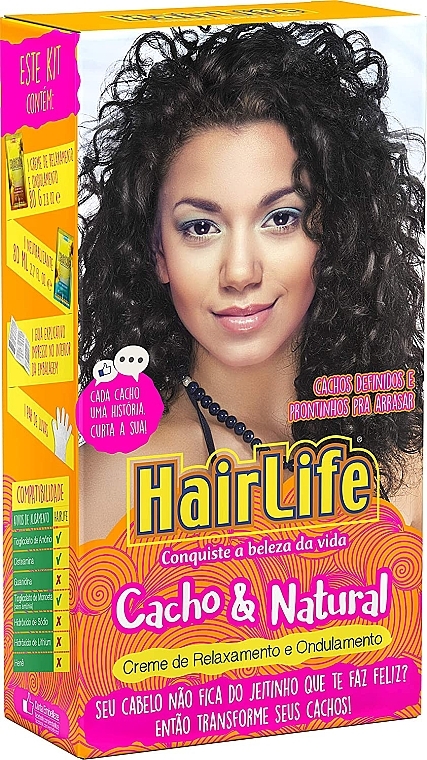 Набір для завивки волосся - HairLife Curl & Natural Relaxation and Curling Kit (h/cr/80g + neutralizer/80g) — фото N1