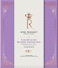 Парфумерія, косметика Набір - CHI Royal Treatment Color Gloss Blonde Enhancing Essentials Kit (shm/355ml + cond/355ml)