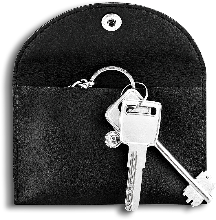 Ключница мужская, чёрная "Deep Black" - MAKEUP Pocket Key Holder — фото N2
