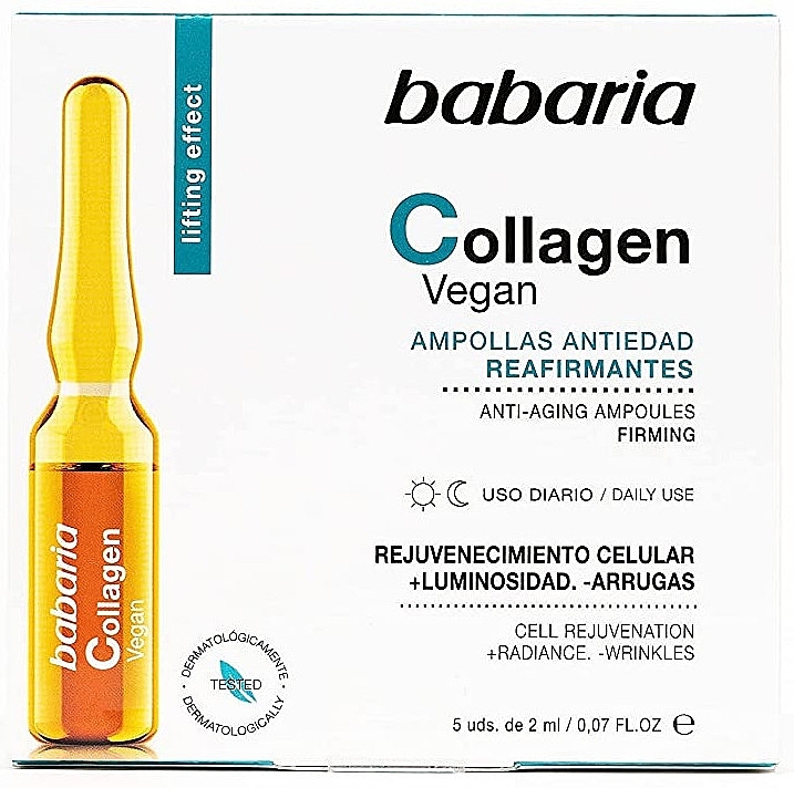 Зміцнювальні ампули з колагеном - Babaria Collagen Firming Anti-Anging Ampoules — фото N1