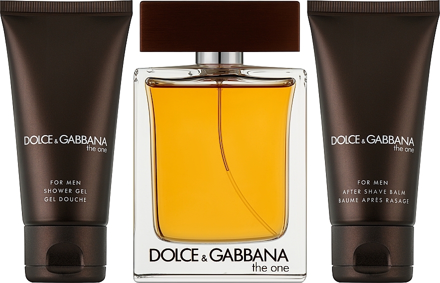 Dolce & Gabbana The One For Men - Набор (edt/100ml + ash/balm/50ml + sh/gel/50ml) — фото N2
