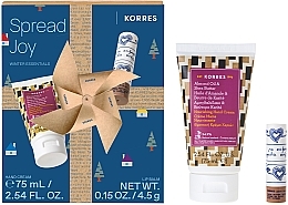 Духи, Парфюмерия, косметика Набор - Korres Winter Essentials Spread Joy (h/cr/75ml + lip/balm/4.5g)