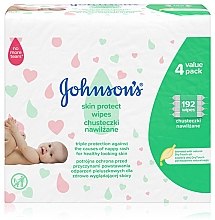 Парфумерія, косметика Вологі серветки дитячі "Потрійний захист" - Johnson’s® Baby