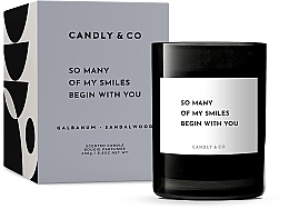 Духи, Парфюмерия, косметика Ароматическая свеча - Candly & Co No.6 So Many Of My Smiles Begin With You Scented Candle