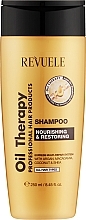 Шампунь для волосся "Відновлення та живлення" - Revuele Oil Therapy Shampoo — фото N1