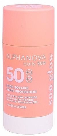 Сонцезахисний стік для обличчя - Alphanova High Protection Face Sun Stick SPF 50 — фото N1