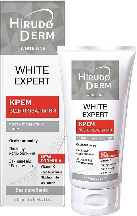 Відбілюючий крем - Hirudo Derm White Expert