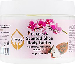 Масло для тела на основе ореха Ши "Орхидея" - Finesse Dead Sea Scented Shea Body Butter — фото N1