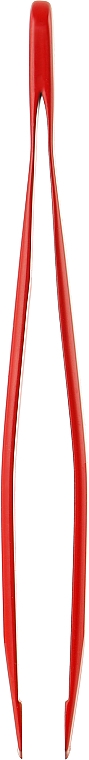 Пинцет для бровей, TE-11/4r, красный - Staleks Pro — фото N3