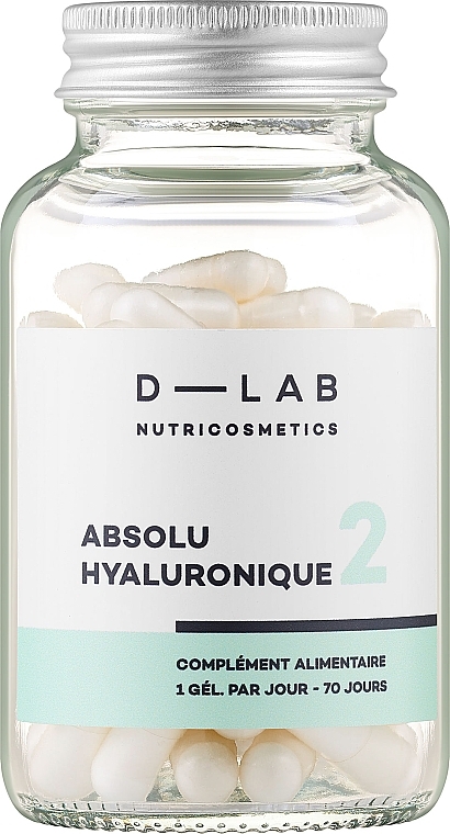 Пищевая добавка "Гиалуроновая кислота" - D-Lab Nutricosmetics Pure Hyaluronic — фото N1