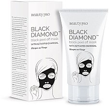 Парфумерія, косметика Маска-плівка з активованим вугіллям - BeautyPro Black Diamond Peel Off Mask With Activated Charcoal