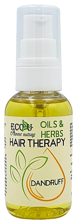 Средство для волос от перхоти - Eco U Hair Therapy Oils & Herbs Dandruff — фото N1