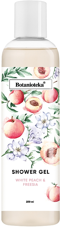 Гель для душа "Белый персик и Фрезия" - Botanioteka