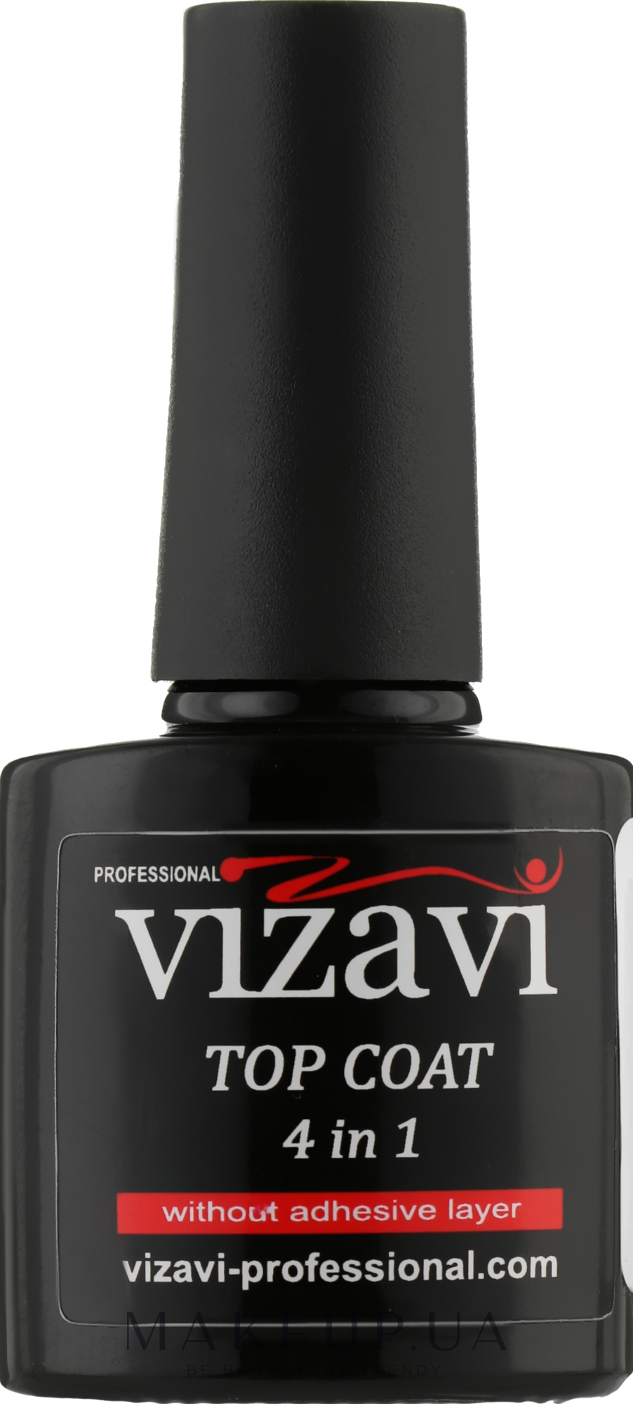 Финишное покрытие 4 в 1 - Vizavi Professional Top Coat  — фото 7.3ml