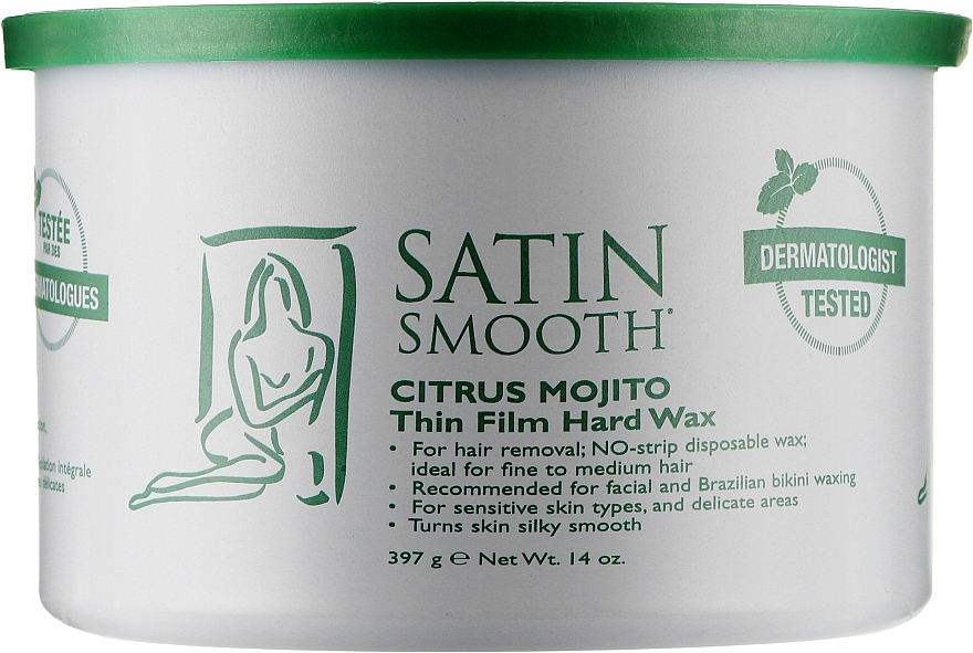 Воск в банке "Цитрусовый Мохито" - Satin Smooth Citrus Mojito — фото N1
