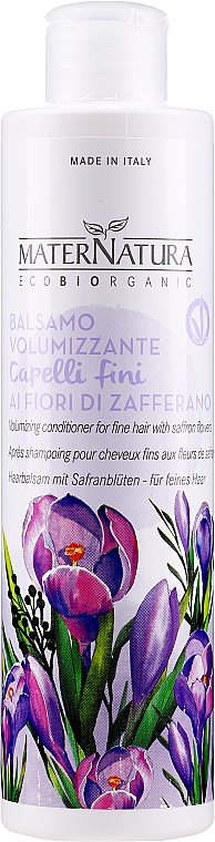 Кондиціонер для тонкого волосся - MaterNatura Volumising Hair Conditioner — фото N1