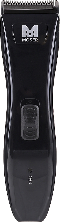 Машинка для стрижки беспроводная, черный, нож 0,7-3 мм - Moser Neo Black — фото N1
