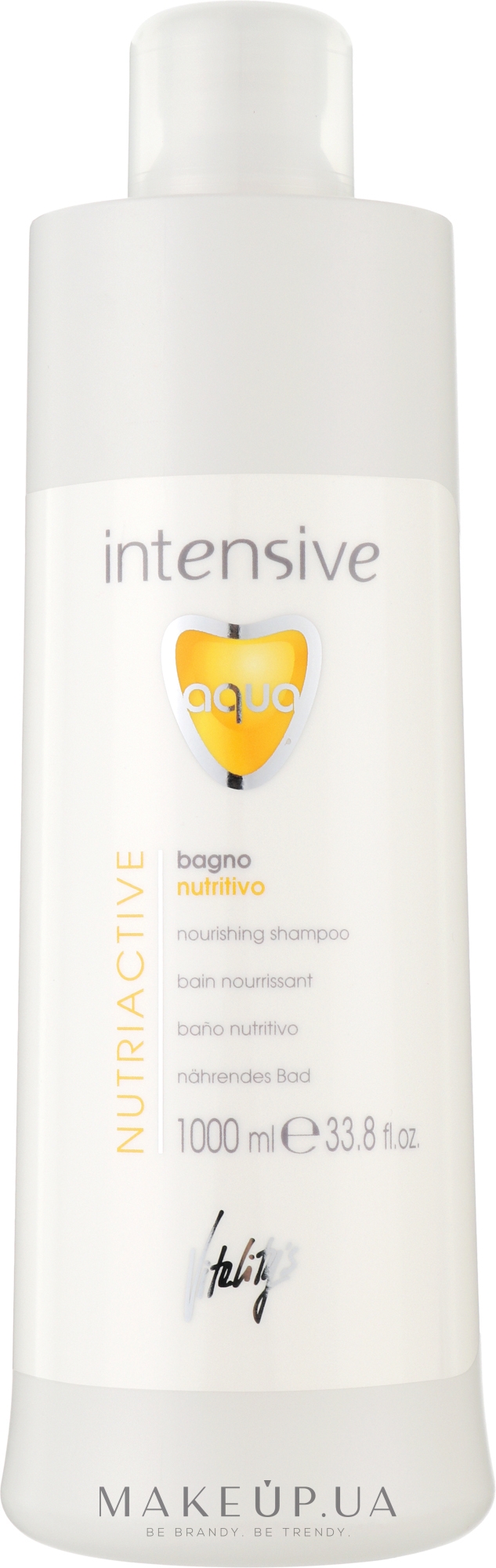 Живильний шампунь для сухого волосся - vitality's Intensive Aqua Nourishing Shampoo — фото 1000ml