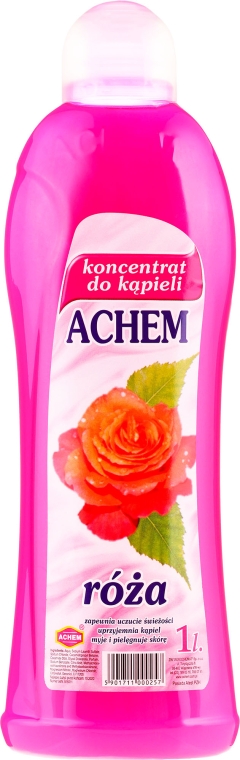 Концентрат жидкий для ванн "Роза" - Achem Concentrated Bubble Bath Rose — фото N1