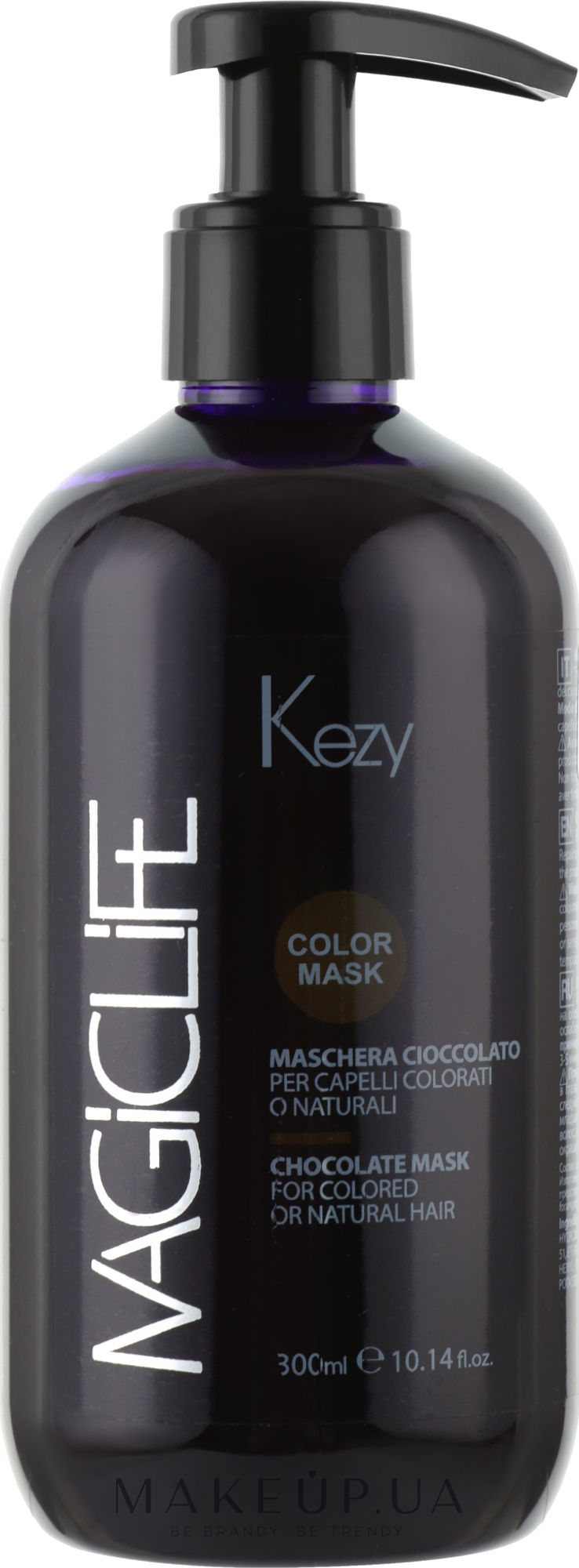 Тонувальна маска "Шоколад" для фарбованого волосся - Kezy Magic Life Chocolate Mask For Colored Natural Hair — фото 300ml