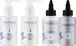 УЦІНКА Набір - BBcos DetoneUp (remover/shine/1/100ml + remover/shine/2/100ml + shm/100ml + neutralizer/100ml) * — фото N2