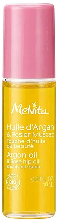 Масло аргания-шиповник ролл-он - Melvita Huiles De Beaute Argan & Rose Hip Oil Roll-On — фото N3