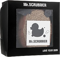 Духи, Парфюмерия, косметика Набор - Mr.Scrubber Man (shmp/265ml+ sh/gel/265ml + sponge)