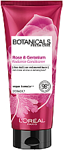 Парфумерія, косметика Бальзам "Троянда і герань, еліксир сяйва" для фарбованого і тьмяного волосся - L'Oreal Paris Botanicals Fresh Care Rose & Geranium Radiance Conditioner
