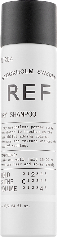 Сухой шампунь N°204 - Ref. Dry Shampoo N°204 