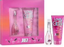 Духи, Парфюмерия, косметика УЦЕНКА Jennifer Lopez Love At First Glow - Набор (edt/30 + sh/gel/200) *