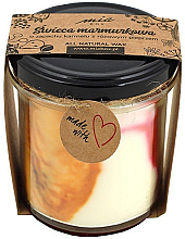 Парфумерія, косметика Ароматична мармурова свічка "Карамель із перцем" - Miabox Candle