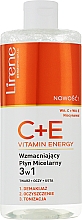 Зміцнювальна міцелярна вода 3 в 1 "Енергія вітамінів С + Е" - Lirene C+E Vitamin Energy — фото N1