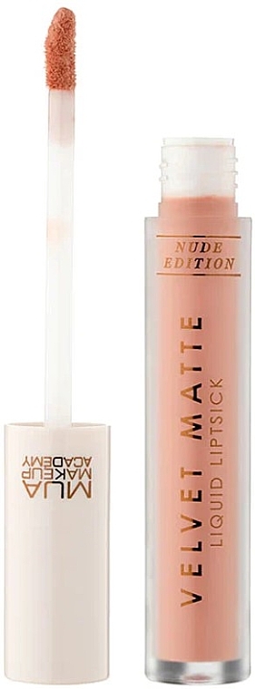 Жидкая матовая помада для губ - MUA Velvet Matte Liquid Lipstick Nude Edition — фото N2