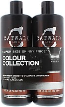 Духи, Парфюмерия, косметика Набор - Tigi Catwalk Fashionista Brunette (shm/750ml + cond/750ml)