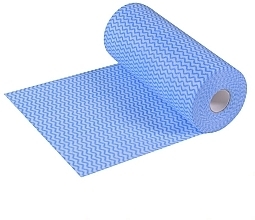Серветки одноразові, 25х30 см, у рулоні 100 шт., блакитна хвиля - Etto — фото N3