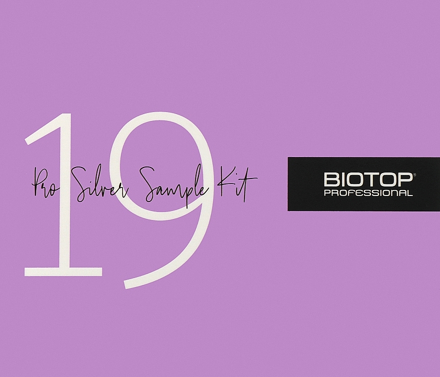 Набор - Biotop 19 Pro Silver Sample Kit (sh/20ml + h/mask/20ml + oil/10ml) — фото N1
