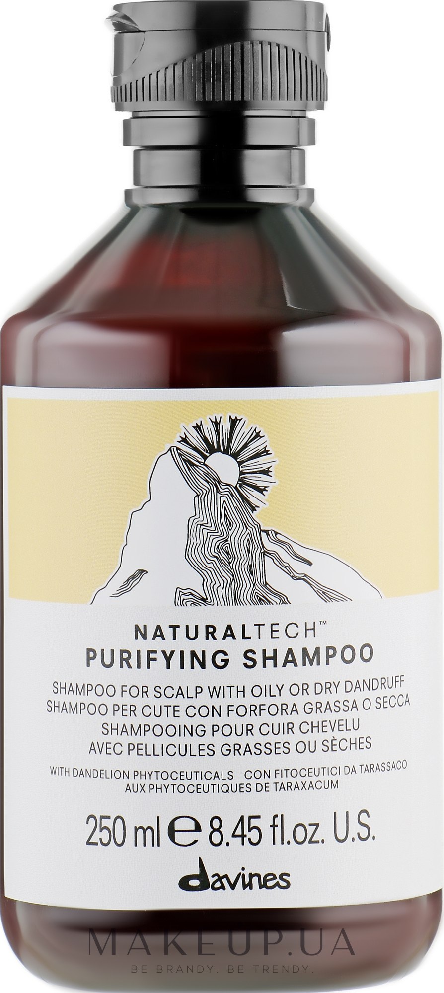 Очищающий шампунь против перхоти - Davines Purifying Shampoo — фото 250ml